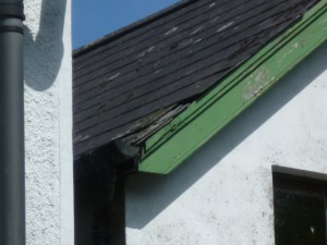 Pre Purchase Structural Survey Kerry notes rotten roof timbers and eaves
