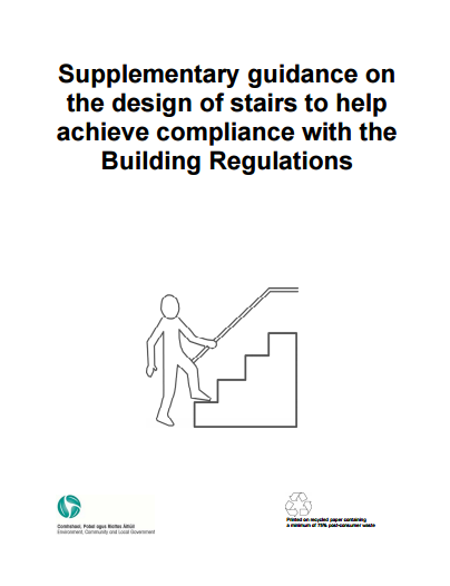 Part K 2014, supplementary Guidance on Stairs