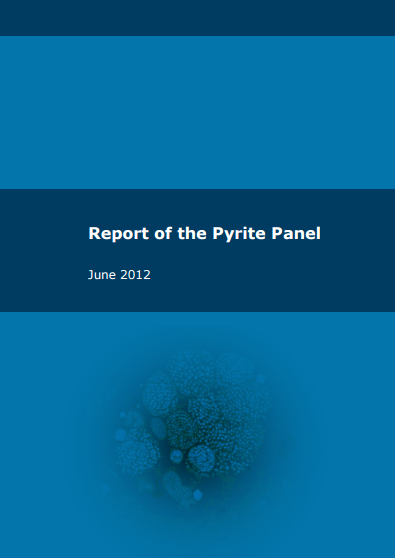 Report of the Pyrite Panel, June 2012