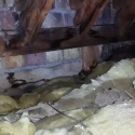 Most older slate roofs will leak during strong wind driven rain