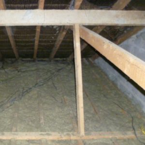 Unconverted attic space