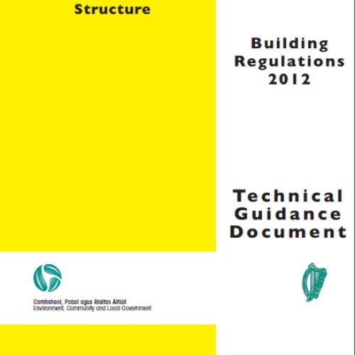 Cover of section A Building Regulations leaflet