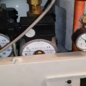 Boiler dials and plumbing