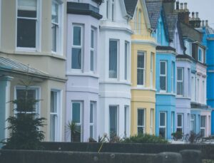 row of victorian houses