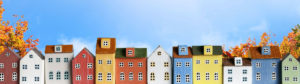 Quirky houses homepage header