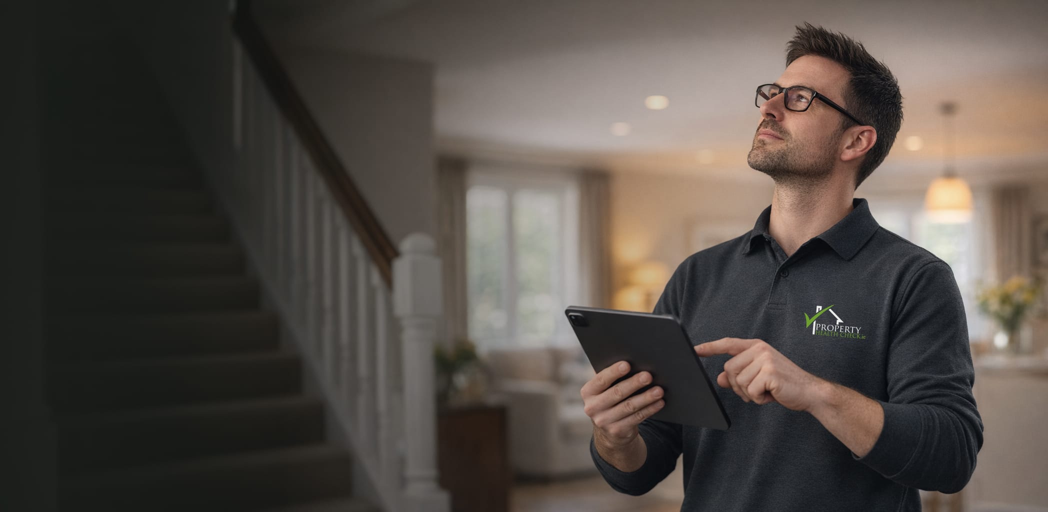 Property health Check inspecting a property